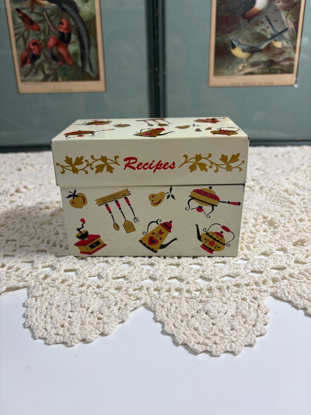 Vintage Recipe Box “Ohio Art Co